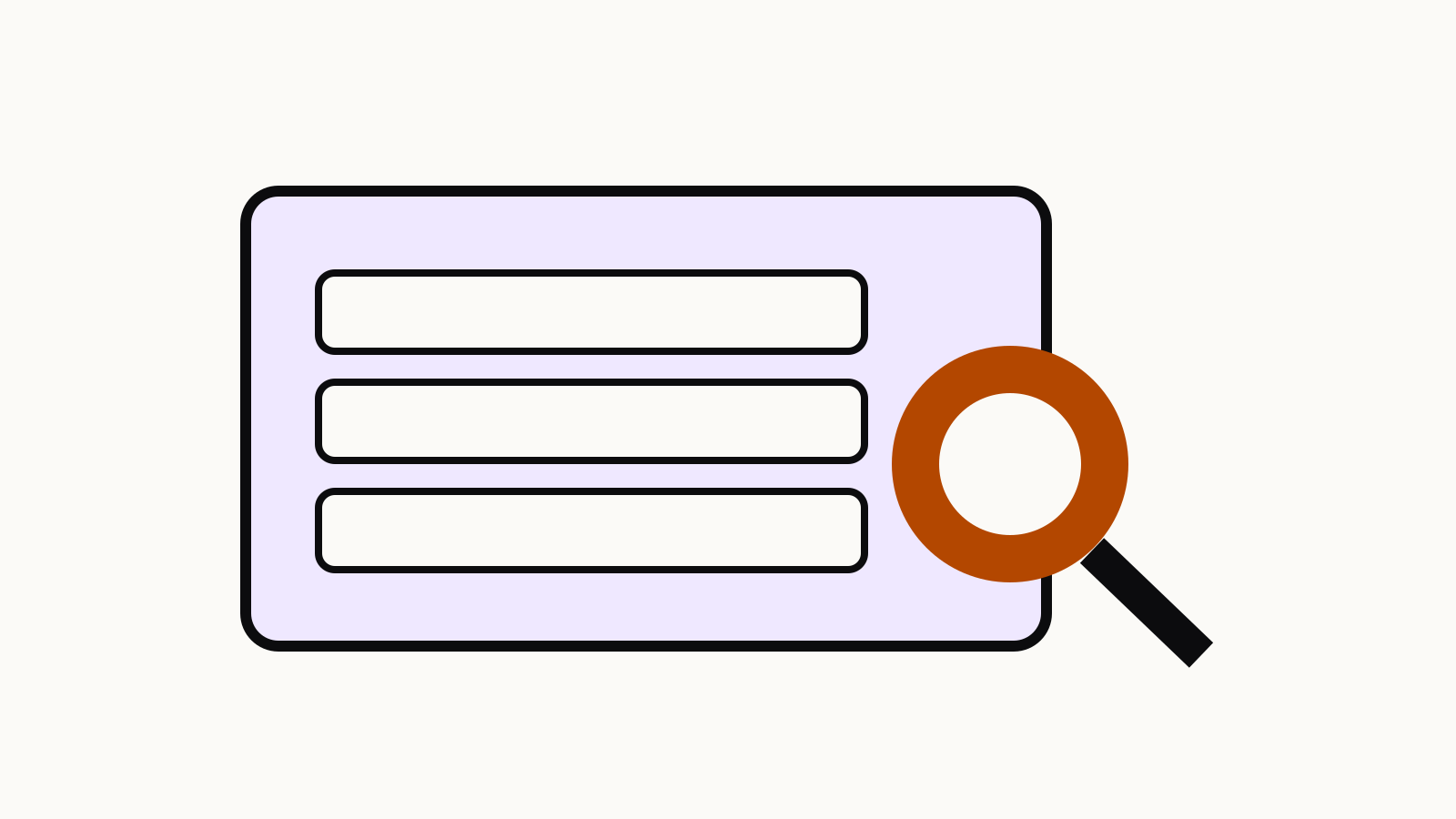 A search panel scans chat cards, with one archived card highlighted in orange.